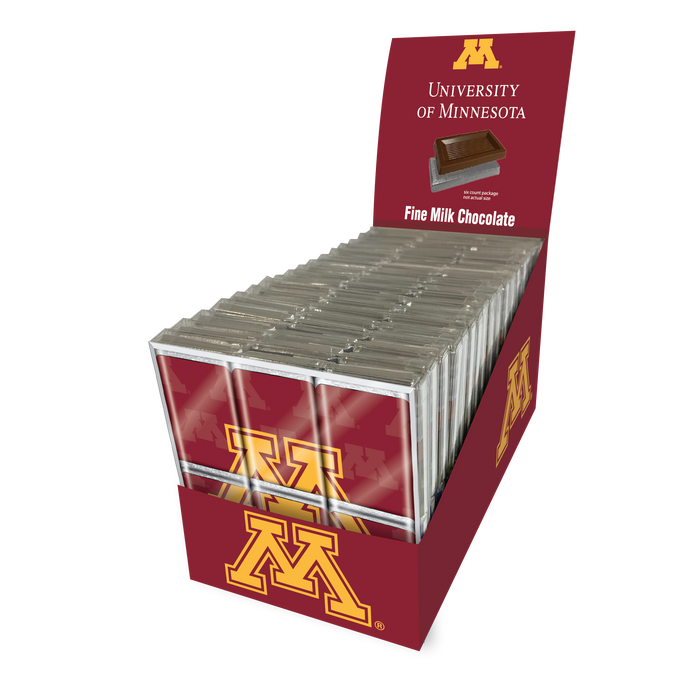 Minnesota Golden Gophers Chocolate Puzzle (18ct Counter Display)