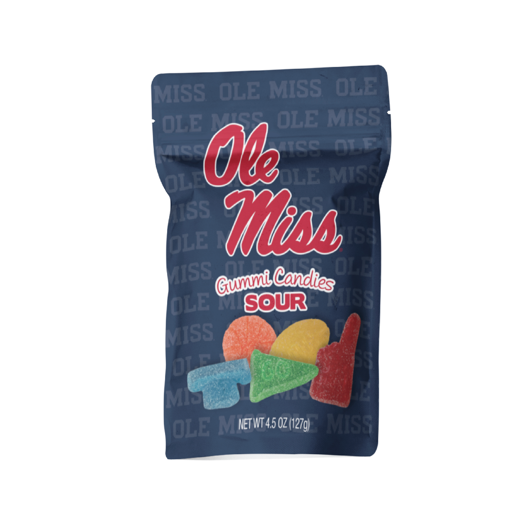 Ole Miss Rebels Sour Gummies (12 Count Case)