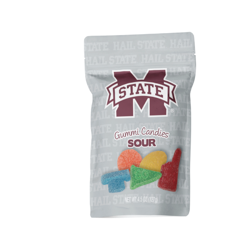 Mississippi State Bulldogs Sour Gummies (12 Count Case)