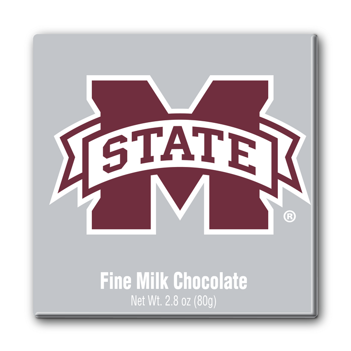 Mississippi State Bulldogs Embossed Chocolate Bar (18ct Counter Display)