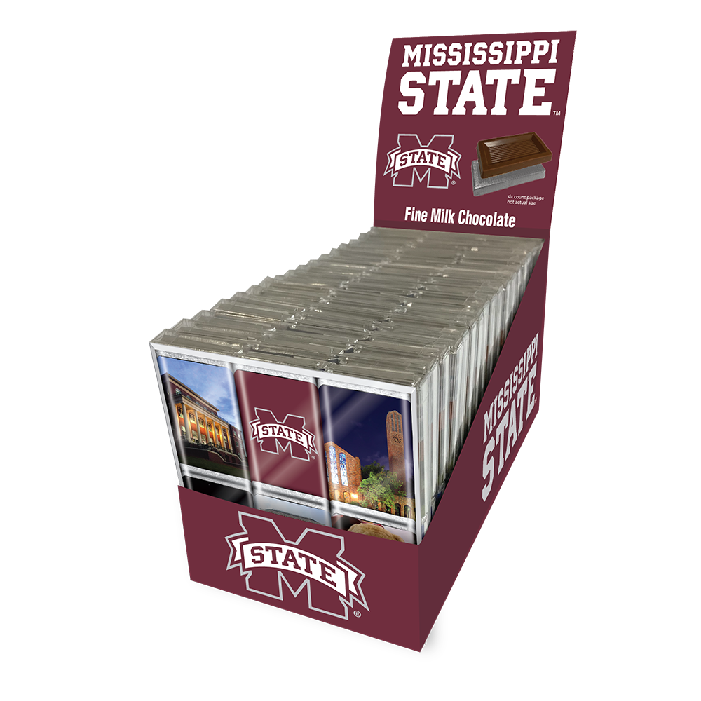 Mississippi State Bulldogs Chocolate Iconics (18ct Counter Display)