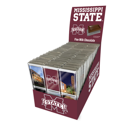 Mississippi State Bulldogs Chocolate Iconics (18ct Counter Display)