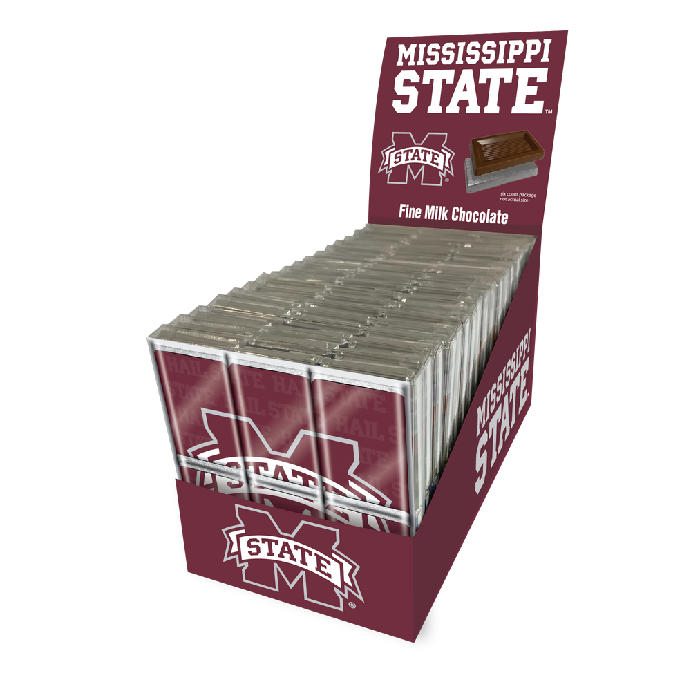 Mississippi State Bulldogs Chocolate Puzzle (18ct Counter Display)