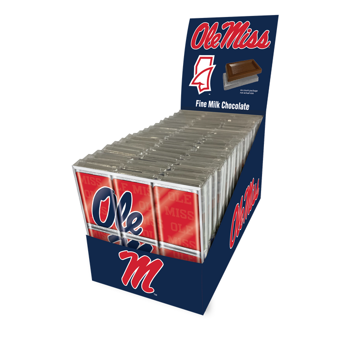 Ole Miss Rebels Chocolate Puzzle (18ct Counter Display)