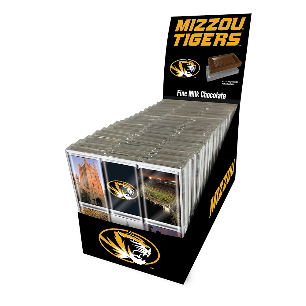 Missouri Tigers Chocolate Iconics (18ct Counter Display)