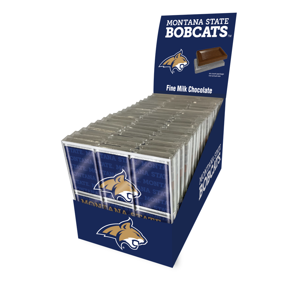Montana State Bobcats Chocolate Puzzle (18ct Counter Display)