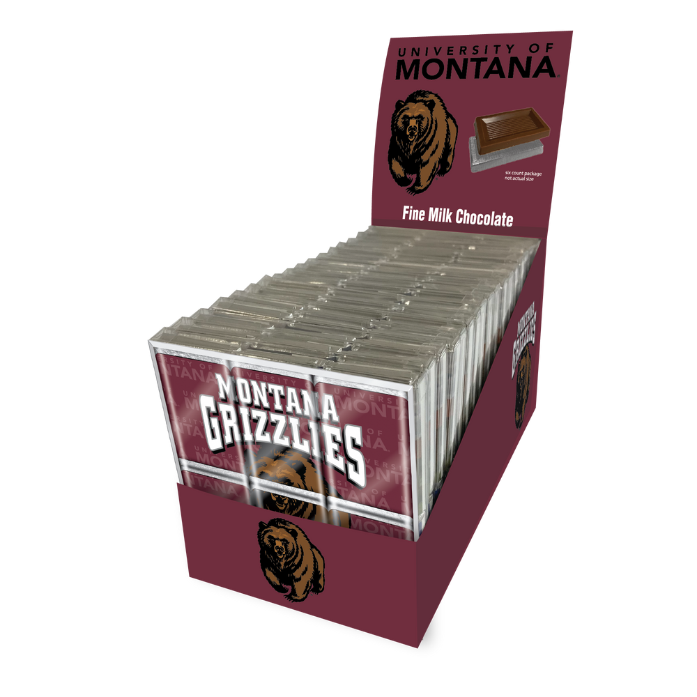 Montana Grizzlies Chocolate Puzzle (18ct Counter Display)