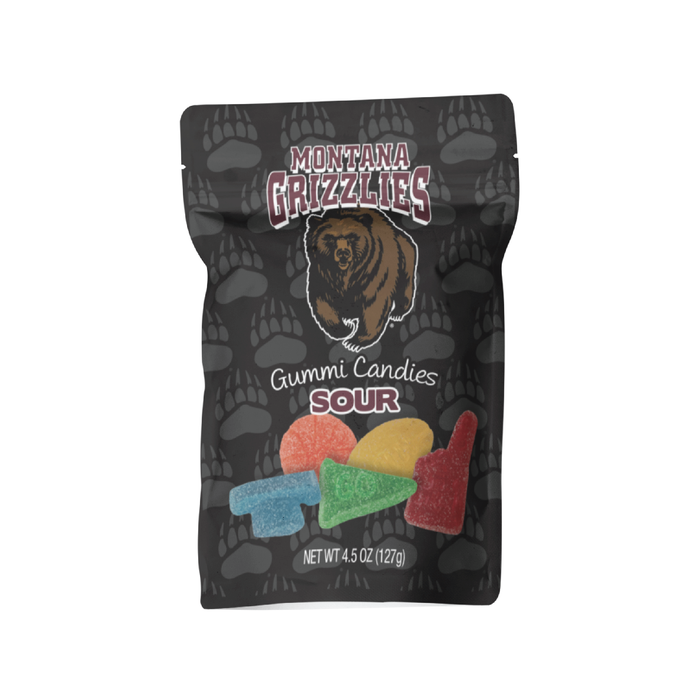 Montana Grizzlies Sour Gummies (12 Count Case)
