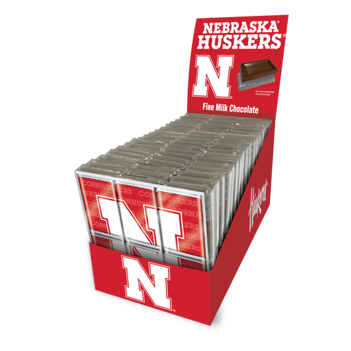 Nebraska Cornhuskers Chocolate Puzzle (18ct Counter Display)