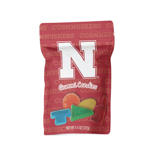 Nebraska Cornhuskers Candy Gummies Mix - Sweet and Sour (8 bags)