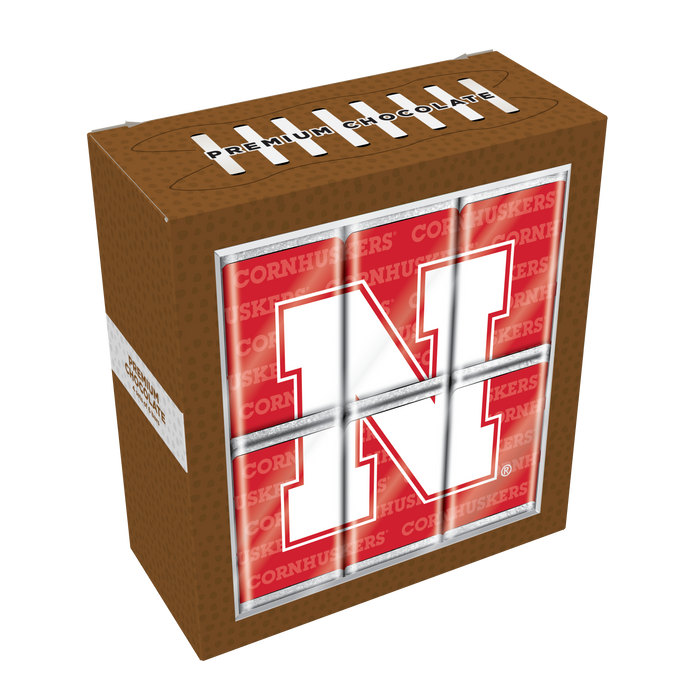 Nebraska Cornhuskers Thins Chocolate Pack (4 Piece)