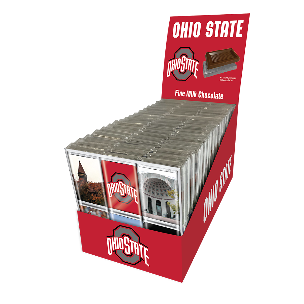 Ohio State Buckeyes Chocolate Iconics (18ct Counter Display)