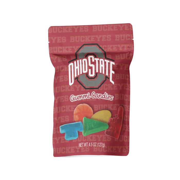 Ohio State Buckeyes Candy Gummies Mix - Sweet and Sour (8 bags)
