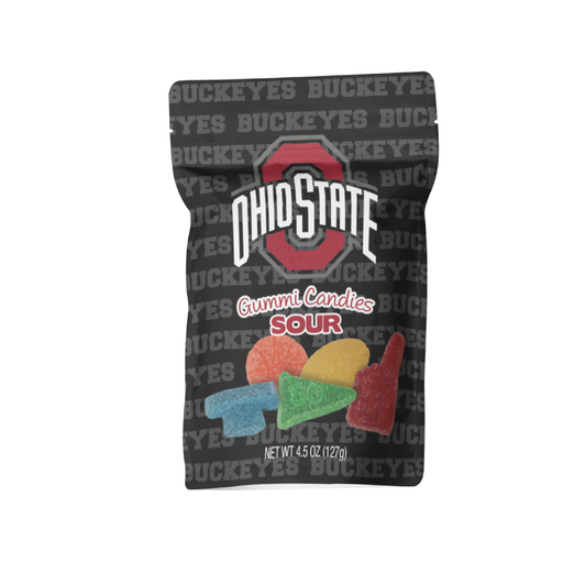 Ohio State Buckeyes Sour Gummies (12 Count Case)