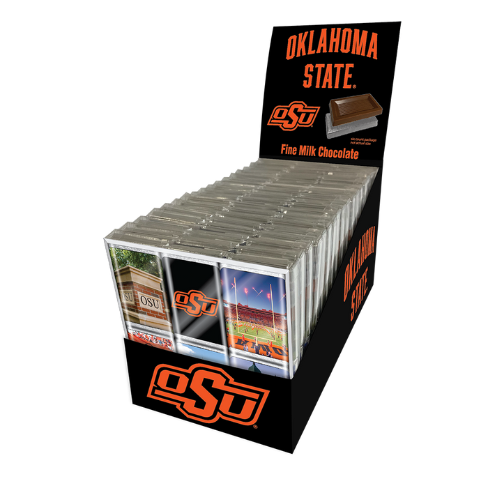 Oklahoma State Cowboys Chocolate Iconics (18ct Counter Display)