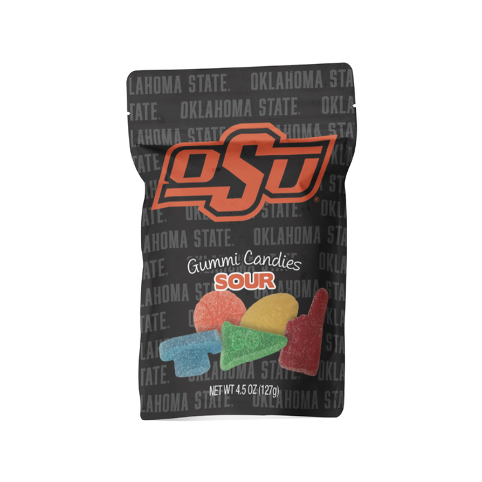 Oklahoma State Cowboys Sour Gummies (12 Count Case)