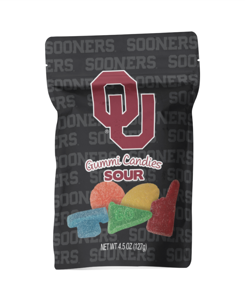 Oklahoma Sooners Sour Gummies (12 Count Case)