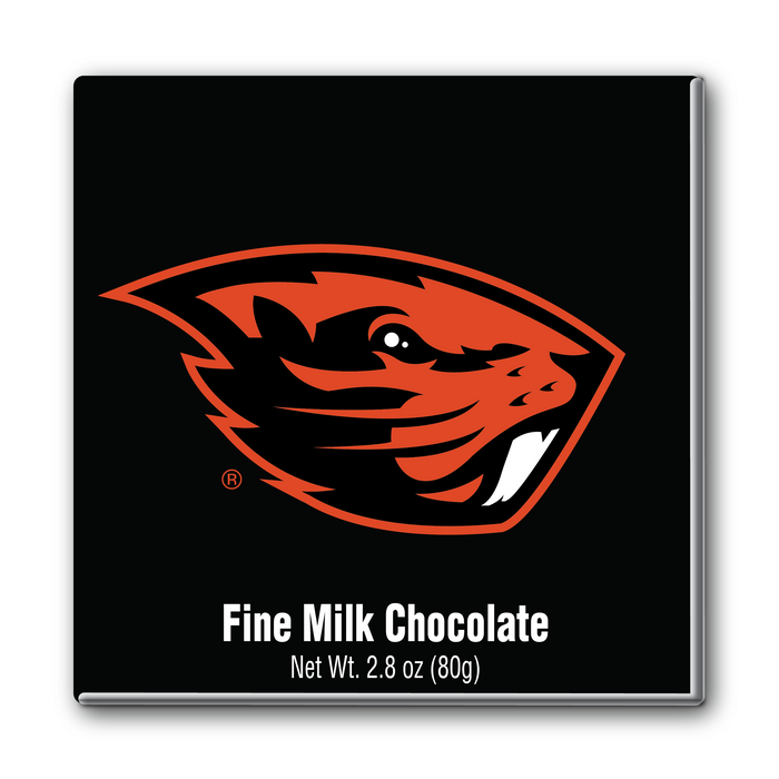 Oregon State Beavers Embossed Chocolate Bar (18ct Counter Display)