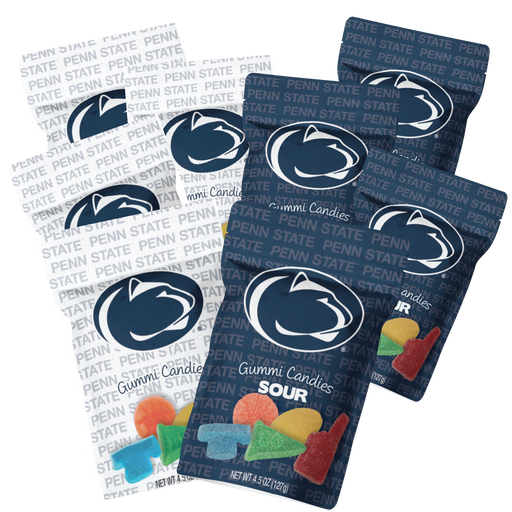 Penn State Nittany Lions Candy Gummies Mix - Sweet and Sour (8 bags)