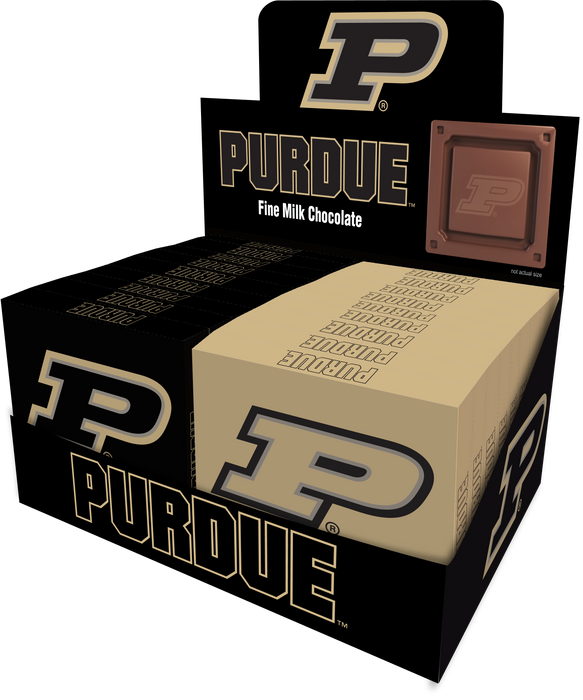 Purdue Boilermakers Embossed Chocolate Bar (18ct Counter Display)