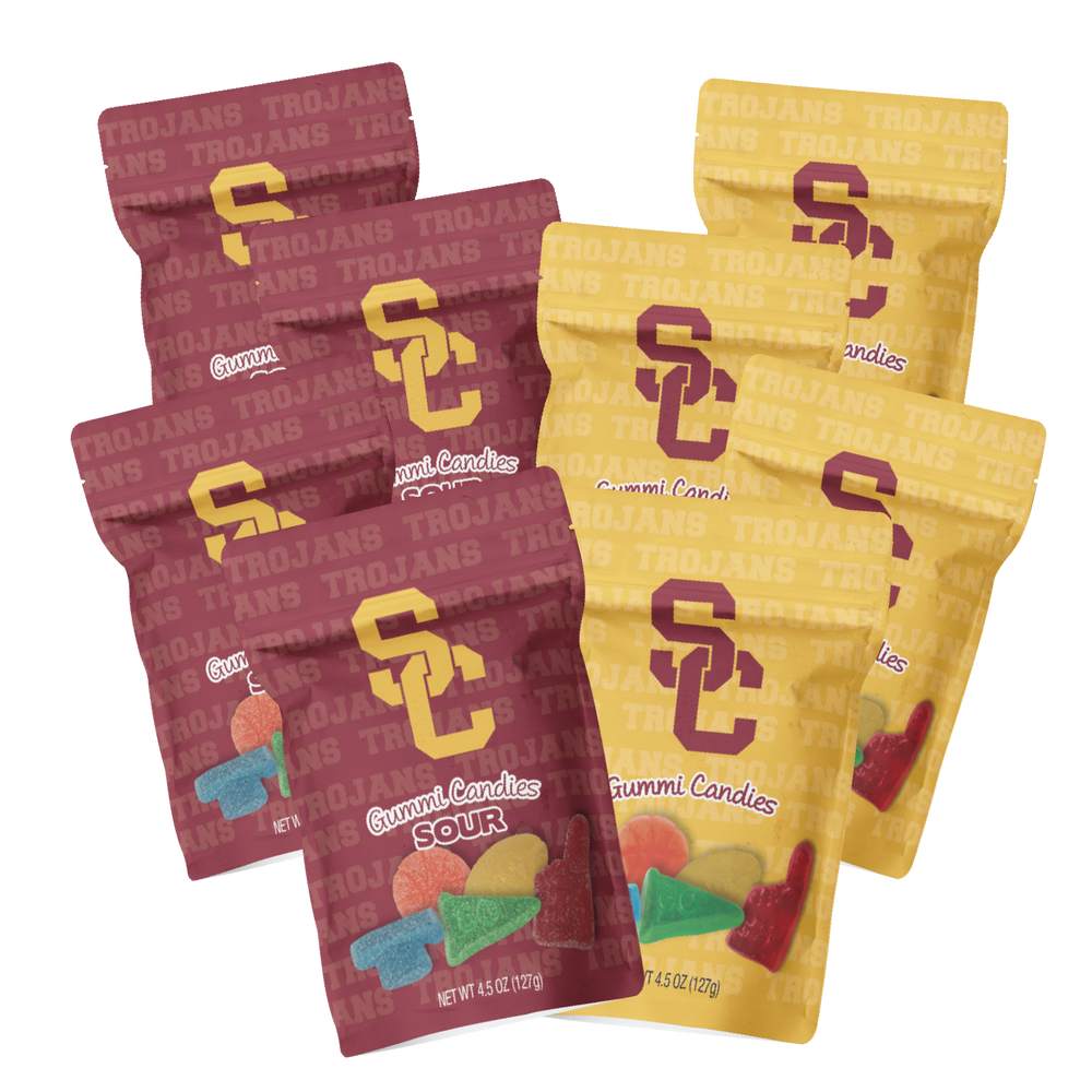 USC Trojans Candy Gummies Mix - Sweet and Sour (8 bags)