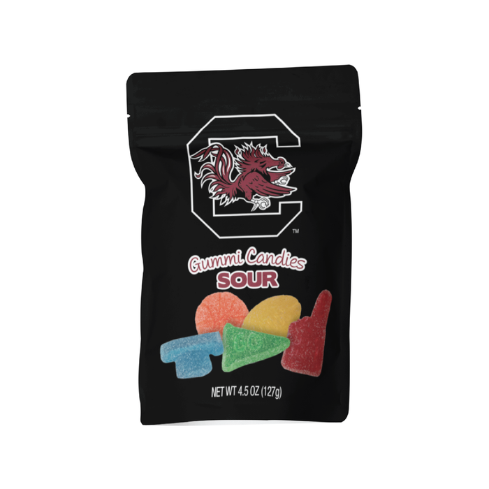 South Carolina Gamecocks Candy Gummies Mix - Sweet and Sour (8 bags)