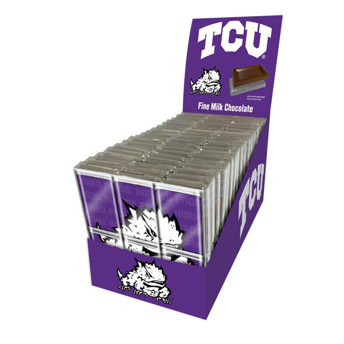 TCU Horned Frogs Chocolate Puzzle (18ct Counter Display)