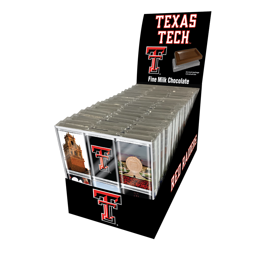 Texas Tech Raiders Chocolate Iconics (18ct Counter Display)