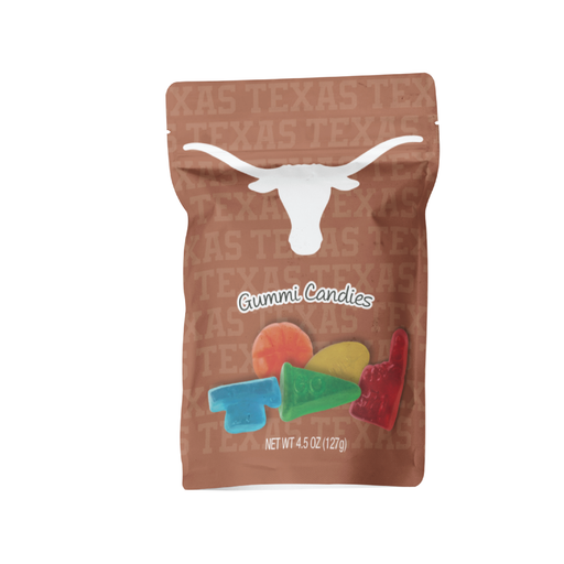Texas Longhorns Candy Gummies Mix - Sweet and Sour (8 bags)