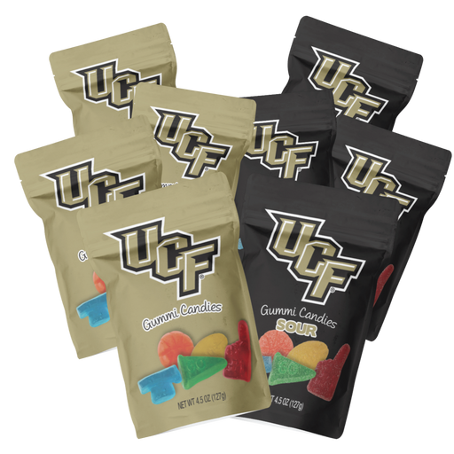 UCF Knights Candy Gummies Mix - Sweet and Sour (8 bags)