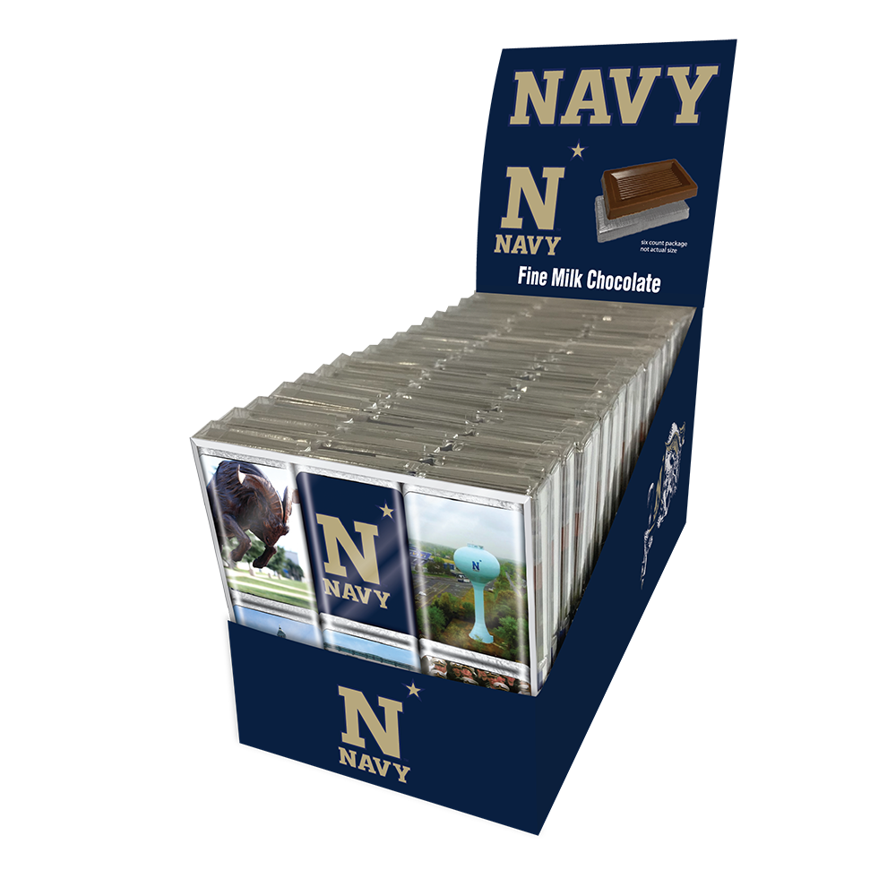 US Naval Academy Midshipmen Chocolate Iconics (18ct Counter Display)