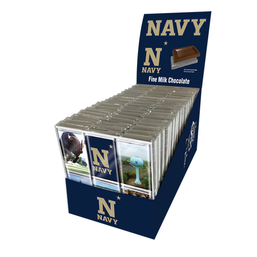 US Naval Academy Midshipmen Chocolate Iconics (18ct Counter Display)