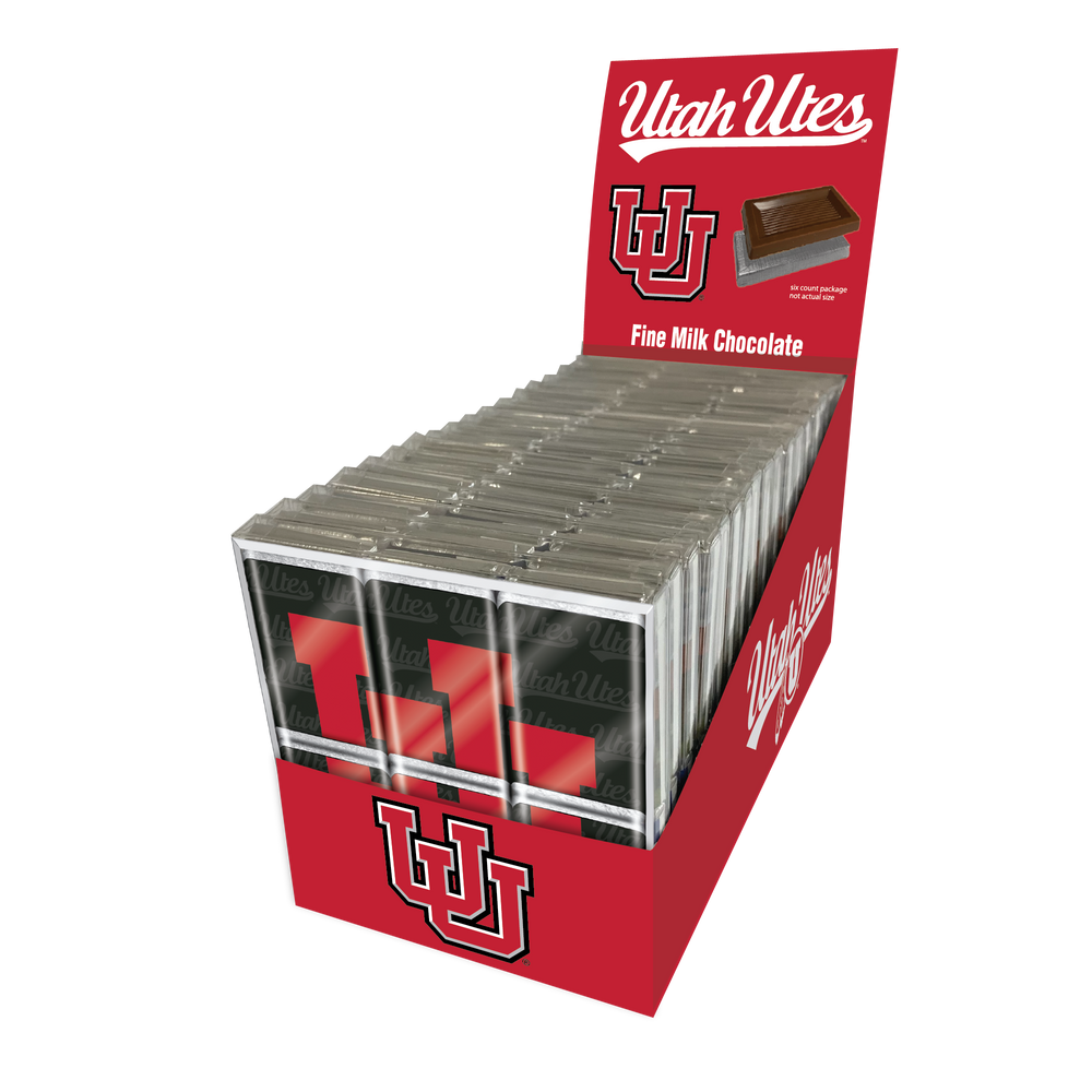 Utah Utes Chocolate Puzzle (18ct Counter Display)