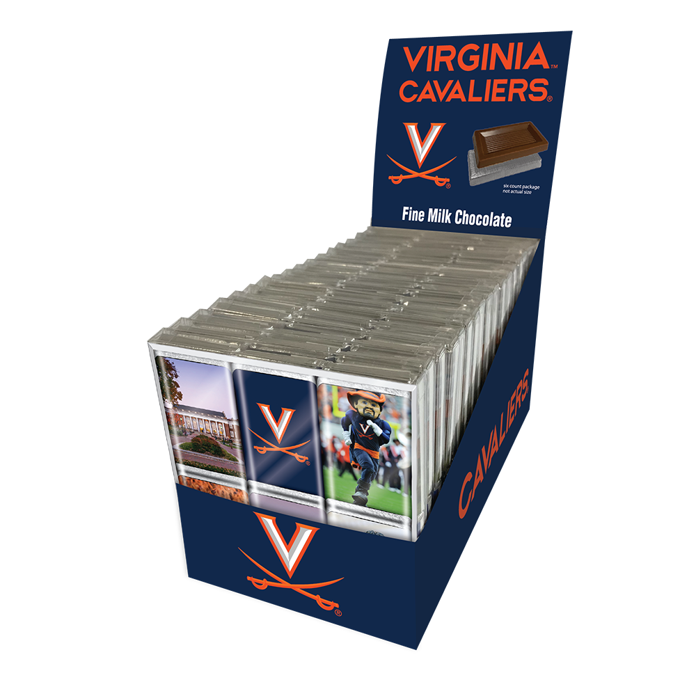 Virginia Cavaliers Chocolate Iconics (18ct Counter Display)
