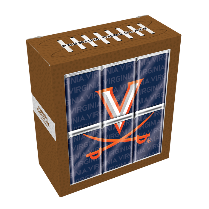 Virginia Cavaliers Thins Chocolate Pack (4 Piece)