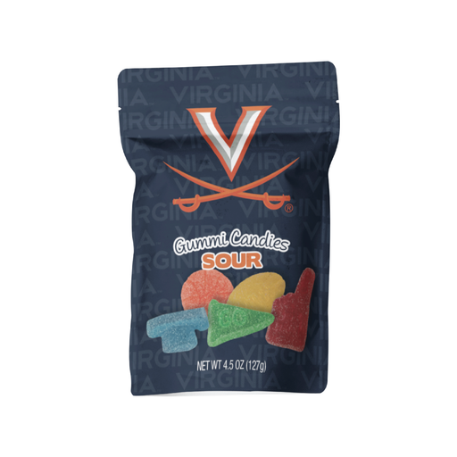 Virginia Cavaliers Sour Gummies (12ct Count Case)