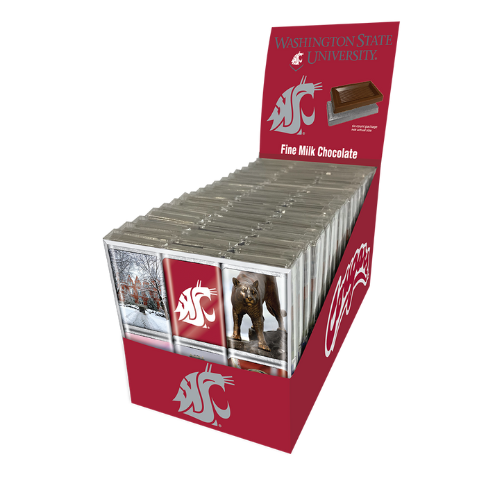 Washington State Cougars Chocolate Iconics (18ct Counter Display)