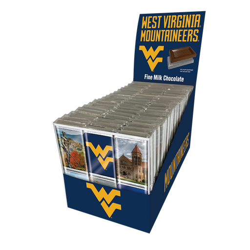 West Virginia Mountaineers Chocolate Iconics (18ct Counter Display)