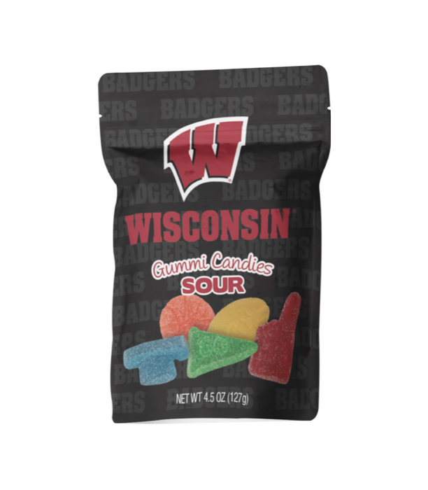 Wisconsin Badgers Gummies Floor Display