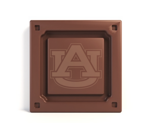 Auburn Tigers embossed chocolate bar