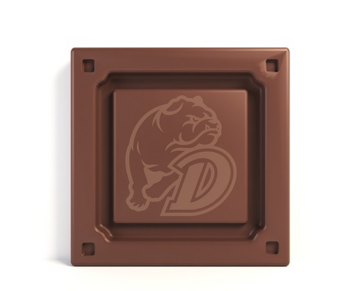 Drake Bulldogs embossed chocolate bar 