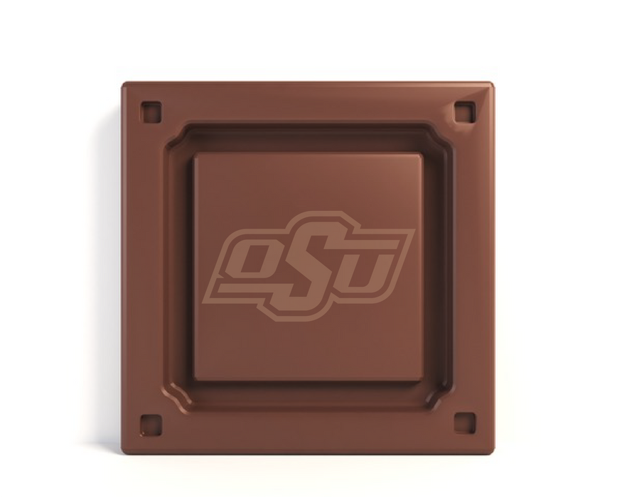 Oklahoma State Cowboys embossed chocolate bar