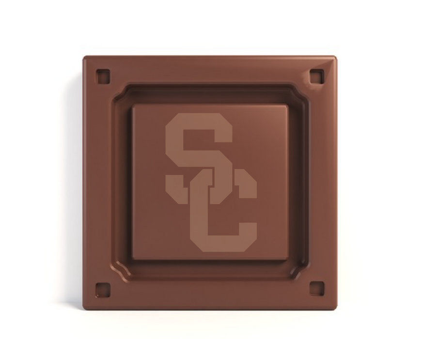 USC Trojans embossed chocolate bar