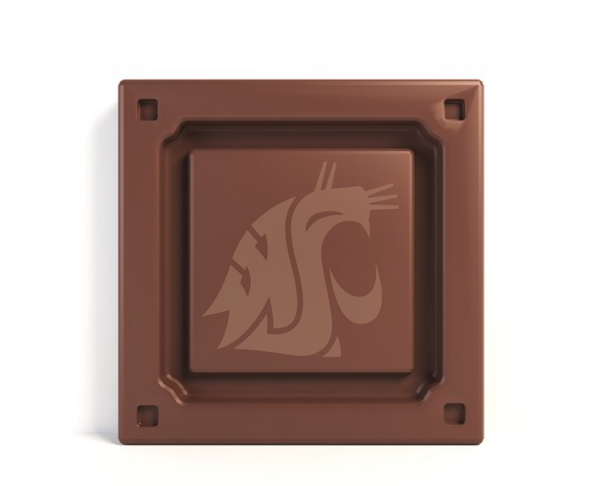 Washington State University embossed chocolate bar