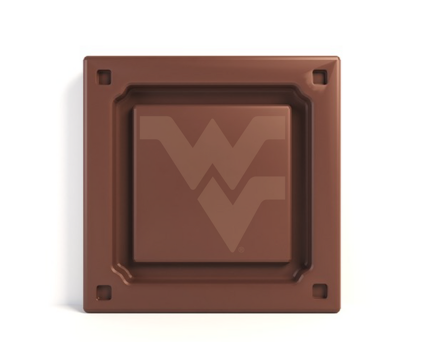 West Virginia Mountaineers embossed chocolate bar